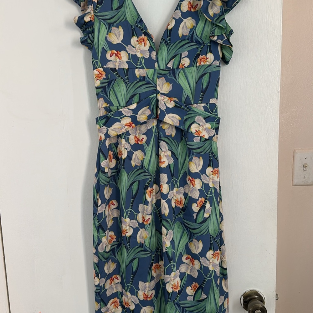 Patbo floral print dress sz M MSRP $695 - Picture 5 of 7